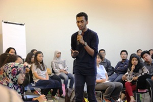 Suasana diskusi di Festival Indonesian Youth Conference 2015.