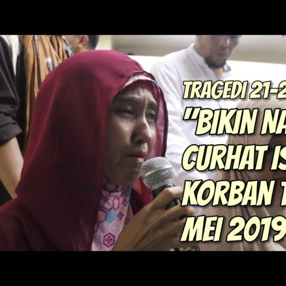 Arfahyuri, isteri korban tragedi mei 2019