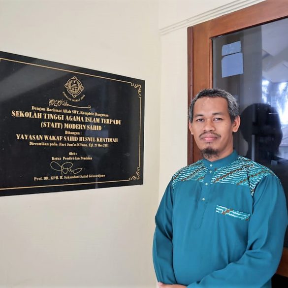 Dr. Abdurrahman Misno BP, MEI. Direktur Pasca Sarjana Institute Agama Islam Sahid, Bogor