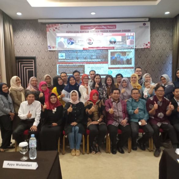 Seminar dan Workshop Bank Syariah bagi Notaris di Hotel Amaroossa, Bandung, untuk 40 notaris selama tiga hari (14-16 Agustus 2019). Diadakan oleh Iqtishad Consulting