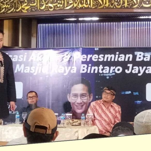 Tim Bank Infaq sedang sosialisasi Bank Infaq di Masjid Raya Bintaro Jaya, Jumat (6/9). Foto: FB Bank Infaq