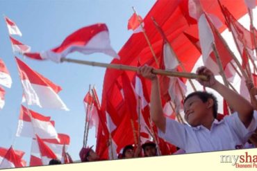 ilustrasi bendera Indonesia