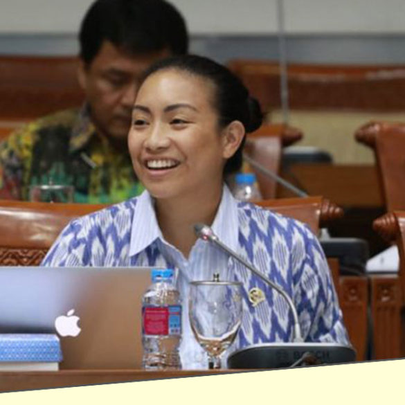Anggota MPR Fraksi Partai Gerindra, Rahayu Saraswati D Djojohadikusumo. Foto: Kompas