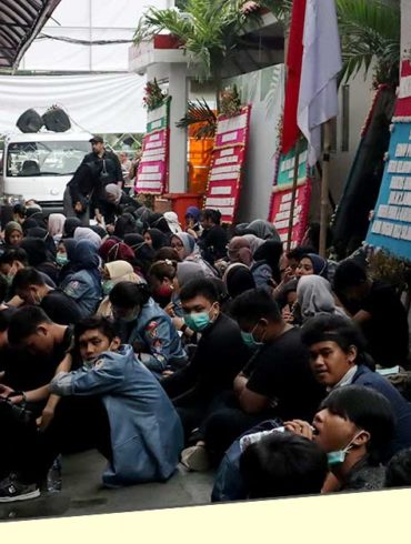 Aksi mahasisa Moestopo